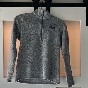 Patagonia Heathered Gray Fleece Pullover